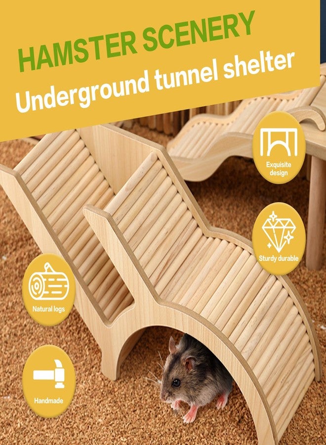DINTSTYLE Hamster Tunnel Hamster Hideout Climbing Hamster Ladder,Burying in Hamster for Bedding,for Dwarf Gerbils and Mouse Mice Rat Other Small Animals Etc (Labyrinth TunnelA) - Image 3